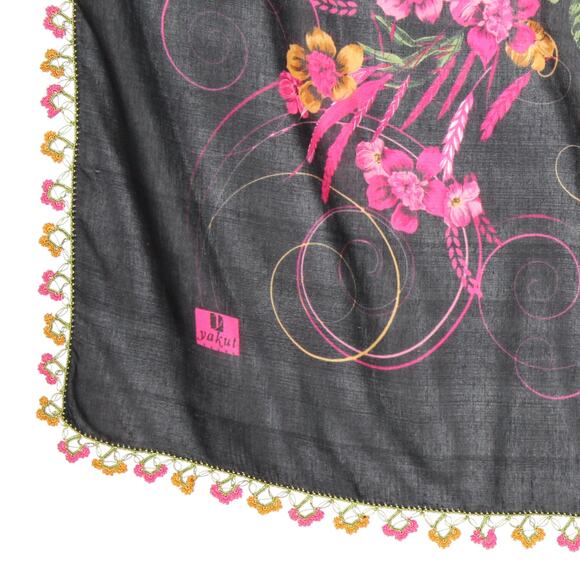 Tulbent Scarf Handmade Crochet Detailing NWOT - Picture 5 of 8